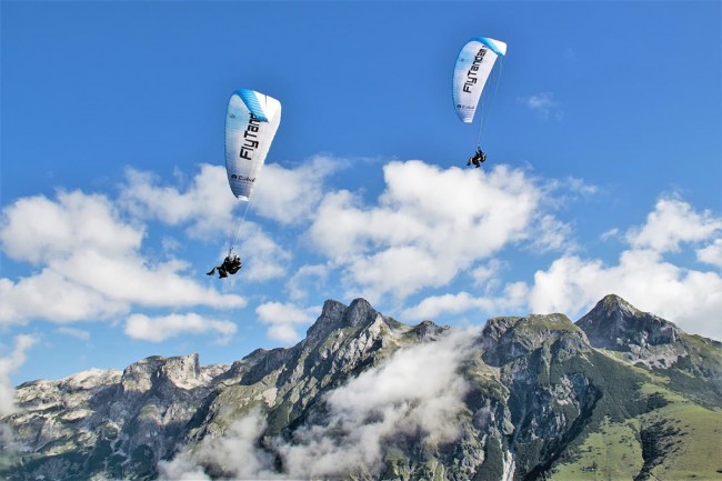 Paragleiten vom Bischling in Werfenweng © Flugschule FlyTandem