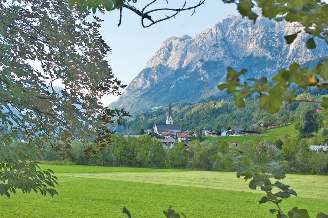 Pfarrwerfen mit tollen Möglichkeiten für Biker und Radfahrer