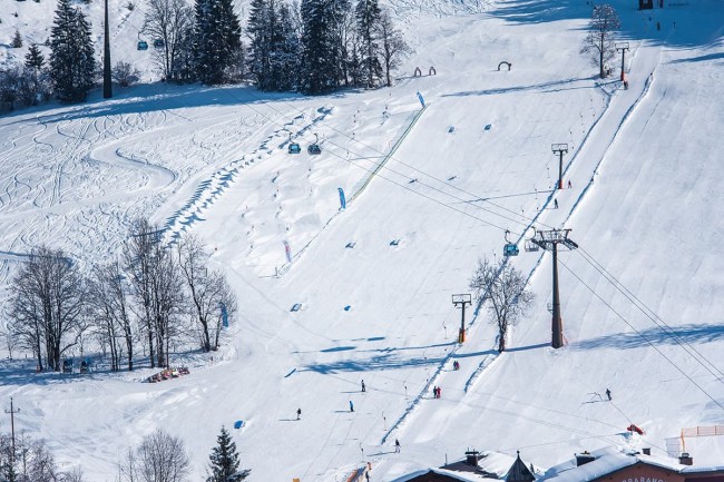 Traumhafter Skitag im nur 6 km entfernten Skigebiet Werfenweng © Bergbahnen Werfenweng / C. Schartner